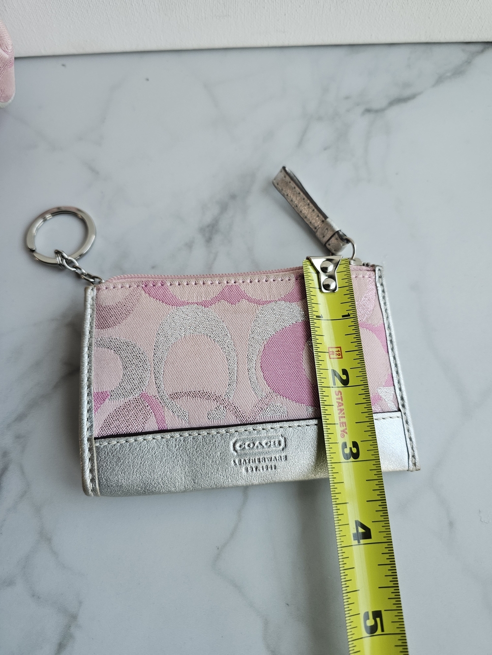 Pink Kisslock Wristlet and Card Wallet - Picture 12 of 12